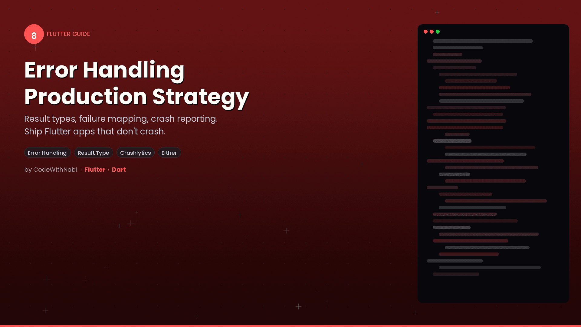 Production Error Handling in Flutter: A Complete Strategy