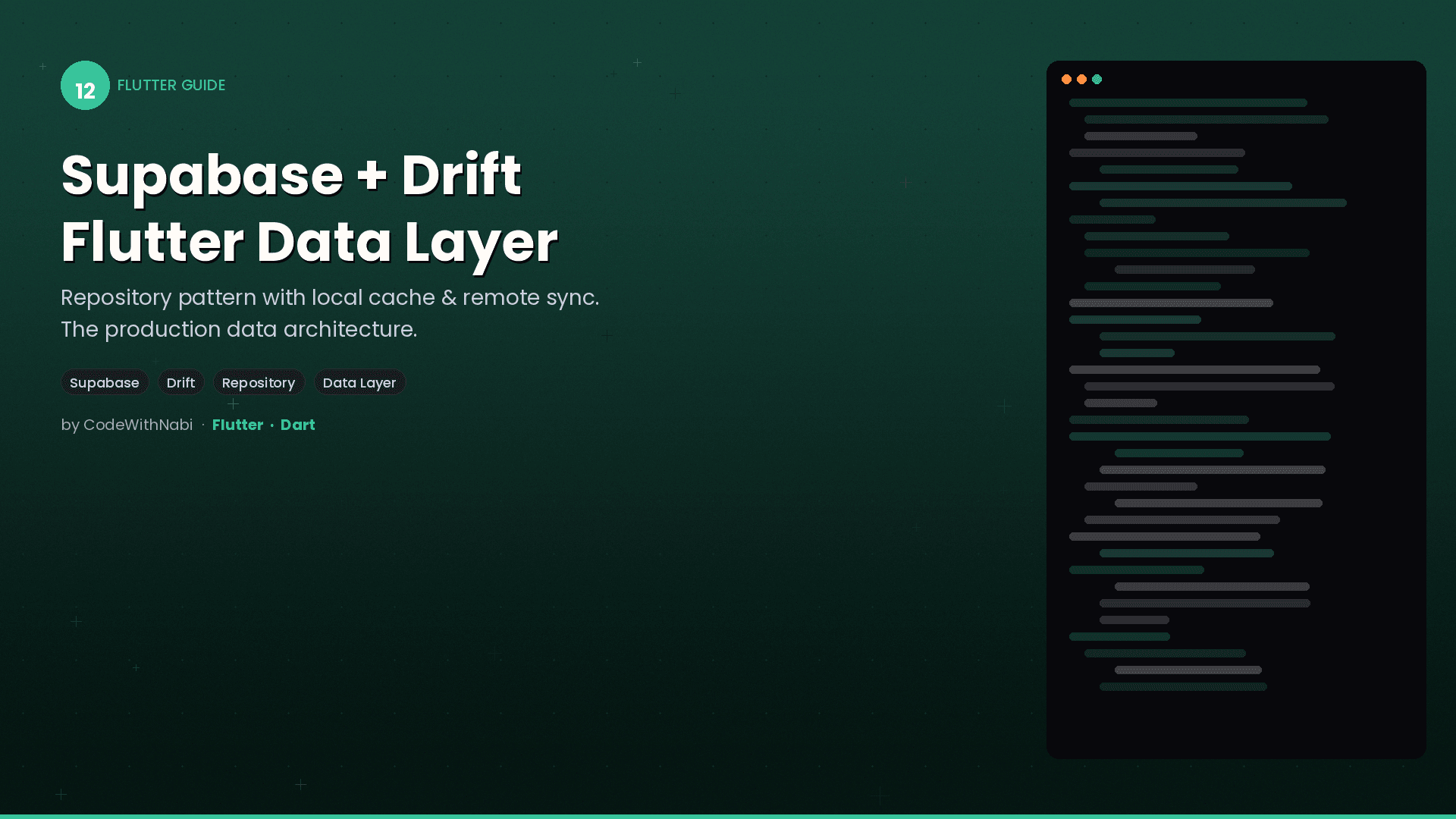 Supabase + Drift: The Ultimate Flutter Data Layer